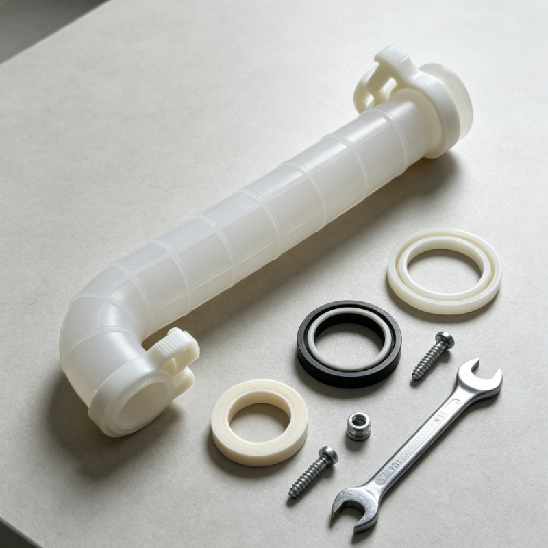 Jet Home Bathroom Accessories - Tubo de Descarga para Inodoro Inteligente