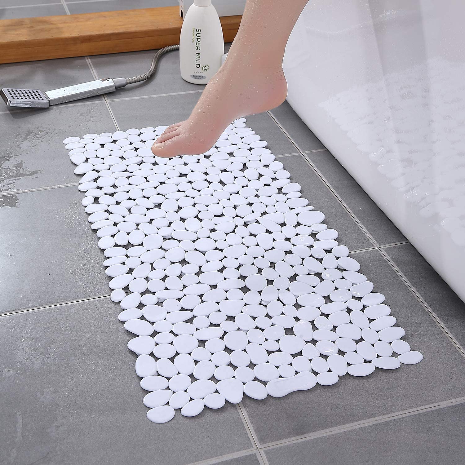 Zara Home Bathroom - Alfombra antideslizante de seguridad para el