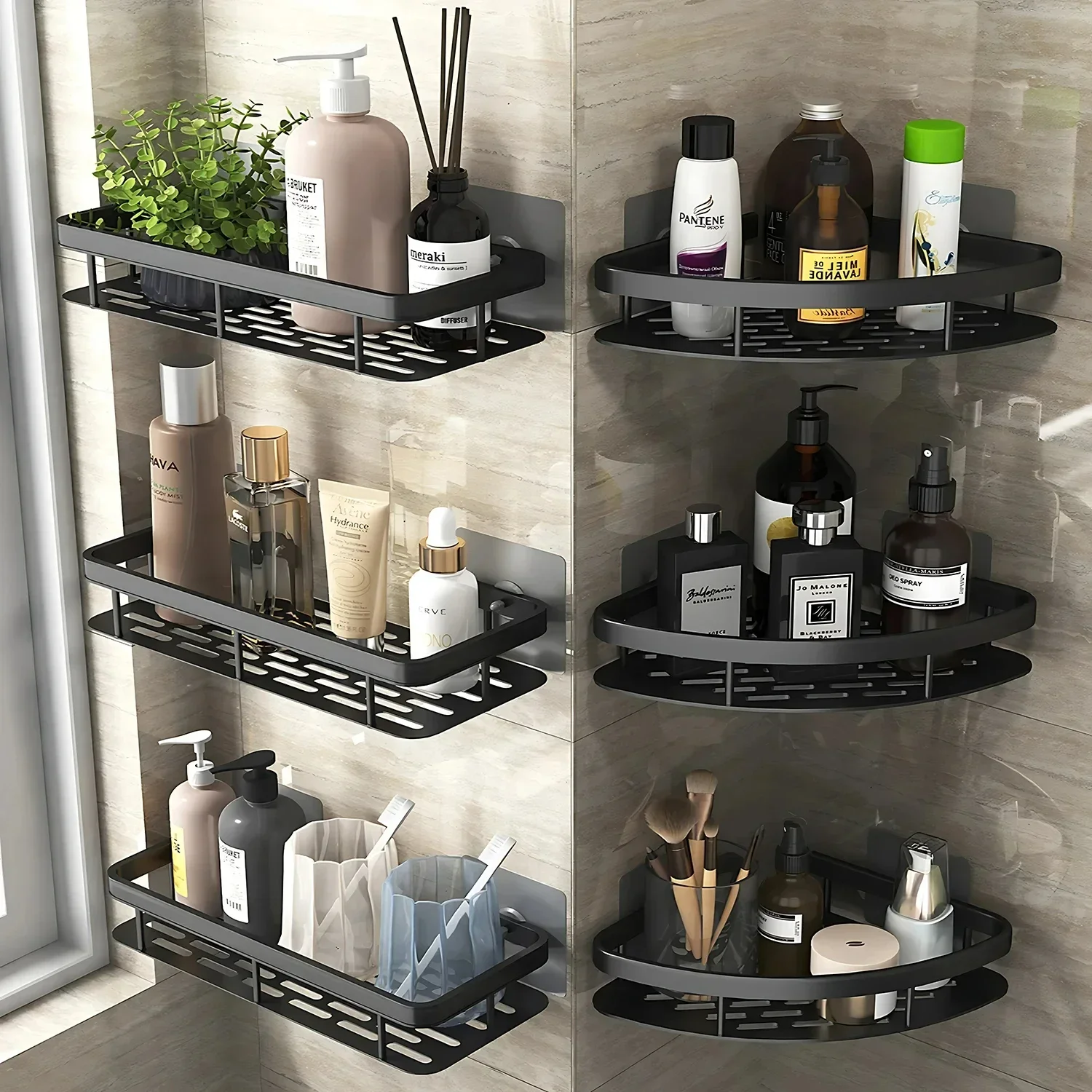 Zara Home Bathroom - Estante de baño de aleación de