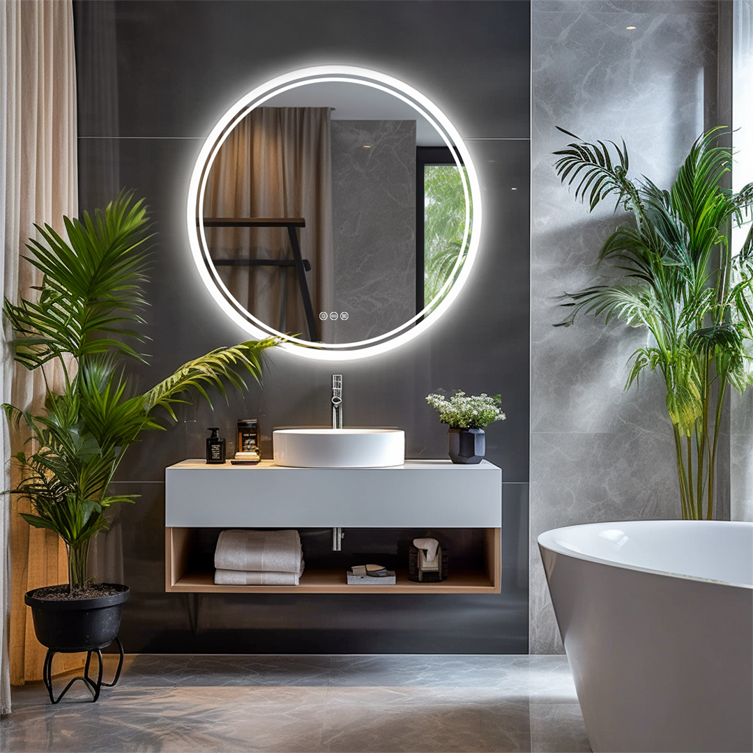 Zara Home Bathroom - Espejo de Baño Redondo LUVODI de