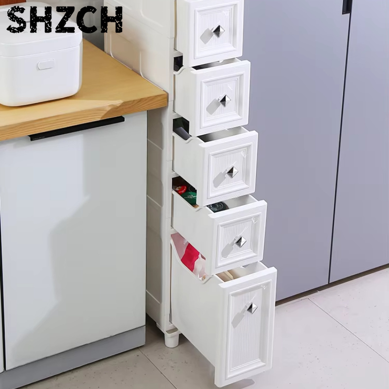 Home Goods Bathroom Cabinets - Gabinete de Almacenamiento Ultrafino con Cajones