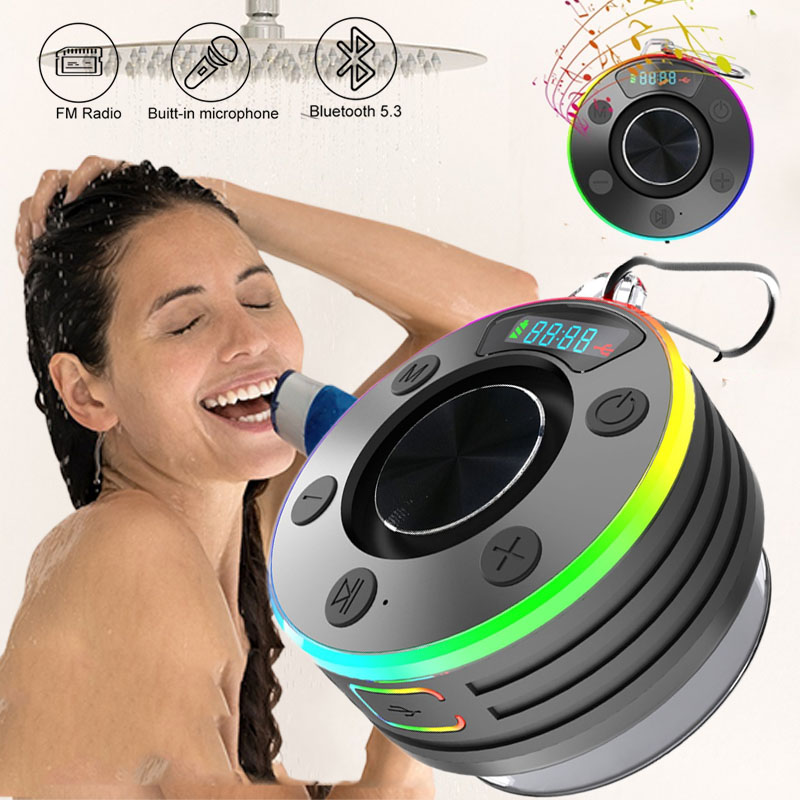 Home Bathroom Called - Altavoz Bluetooth 5,3 para ducha, reproductor