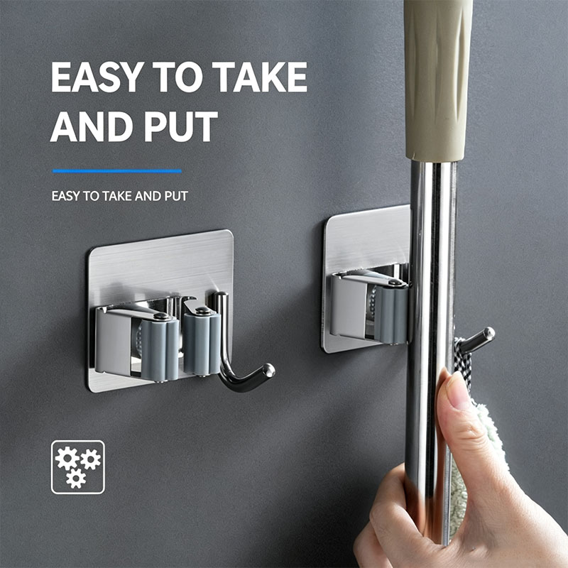 Home Bathroom Organizer - Ganchos Adhesivos Multiusos para Colgar en
