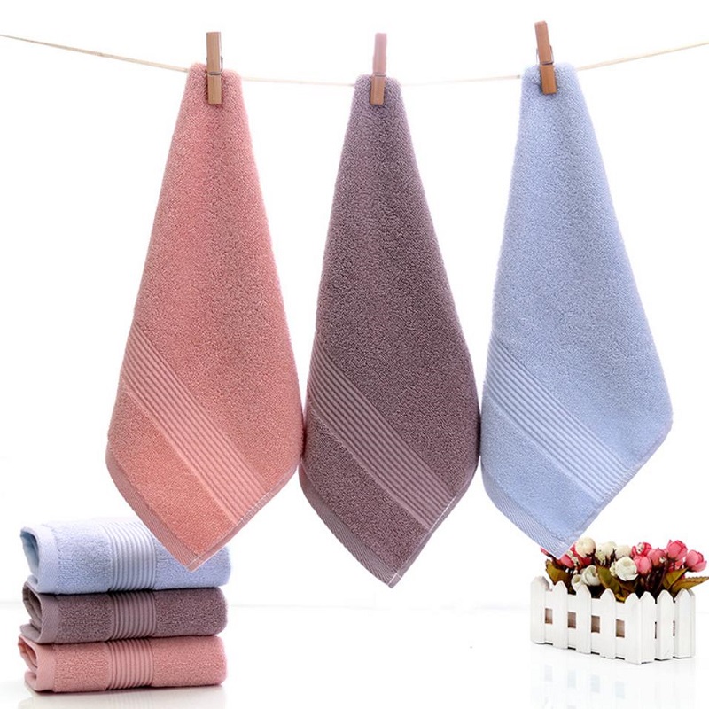 Zara Home Bathroom - Toallas cuadradas de algodón liso grueso,