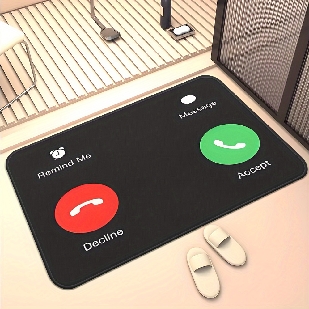 Alfombra con patrón de recorda - Home Bathroom Called reseña y precio