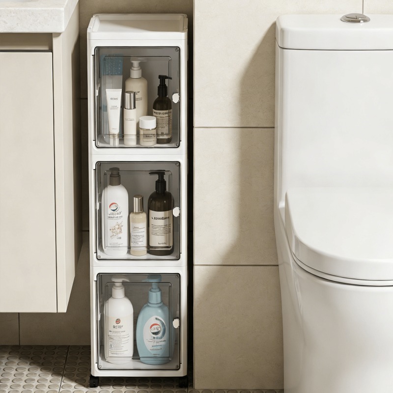 Armario de almacenamiento pleg - Home Goods Bathroom Cabinets reseña y precio