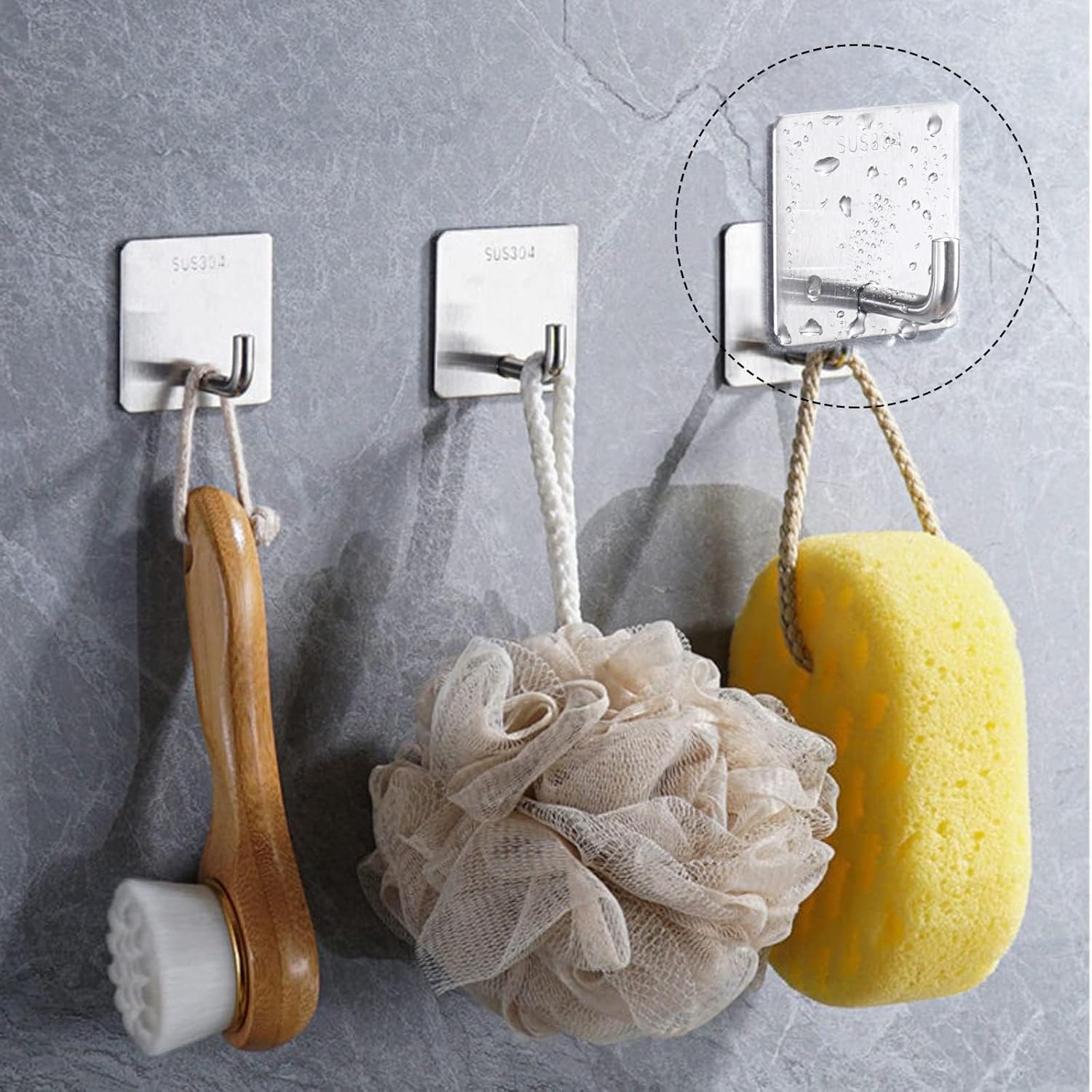Gancho Adhesivo de Acero Inoxi - Robe Hook Adhesive reseña y precio