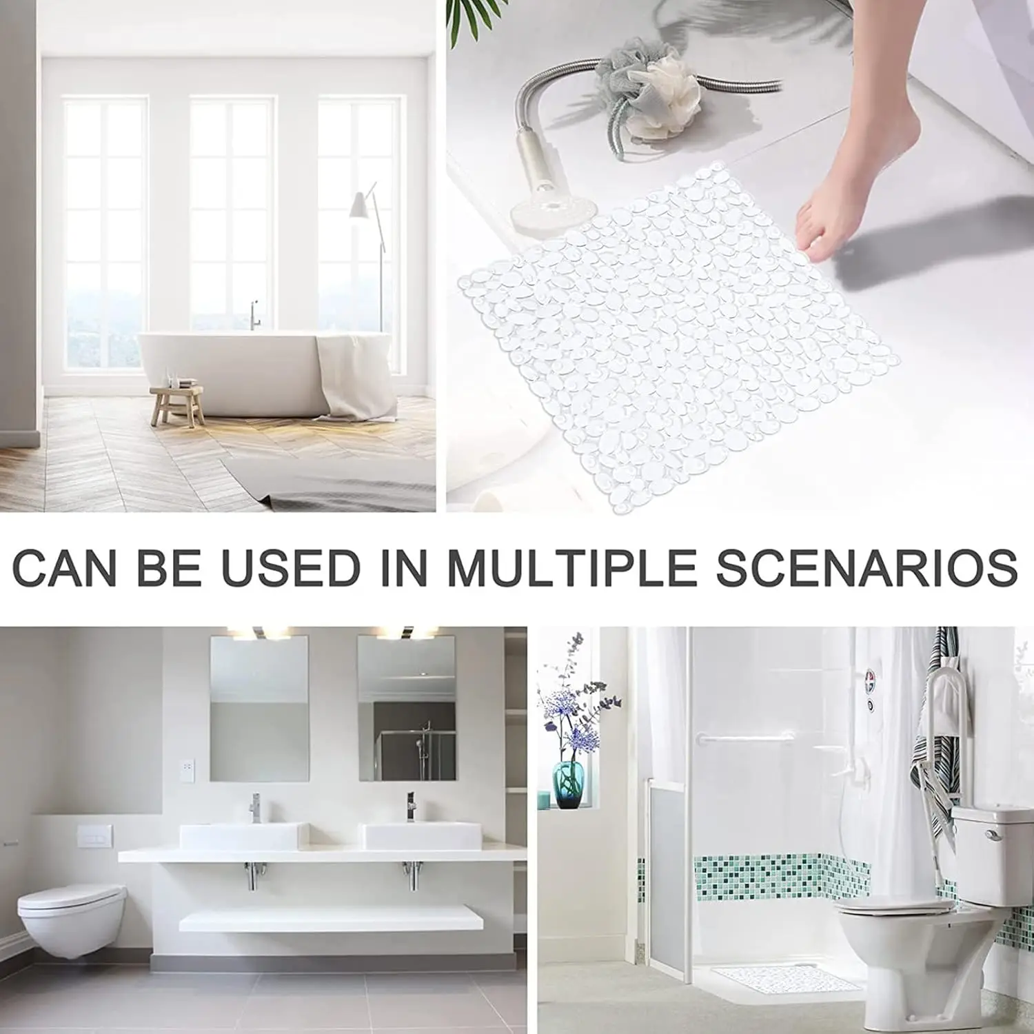 Alfombra de ducha antideslizan - Zara Home Bathroom reseña y precio