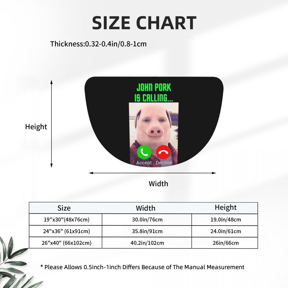 John Pork Is Calling - Tapete  - Home Bathroom Called reseña y precio