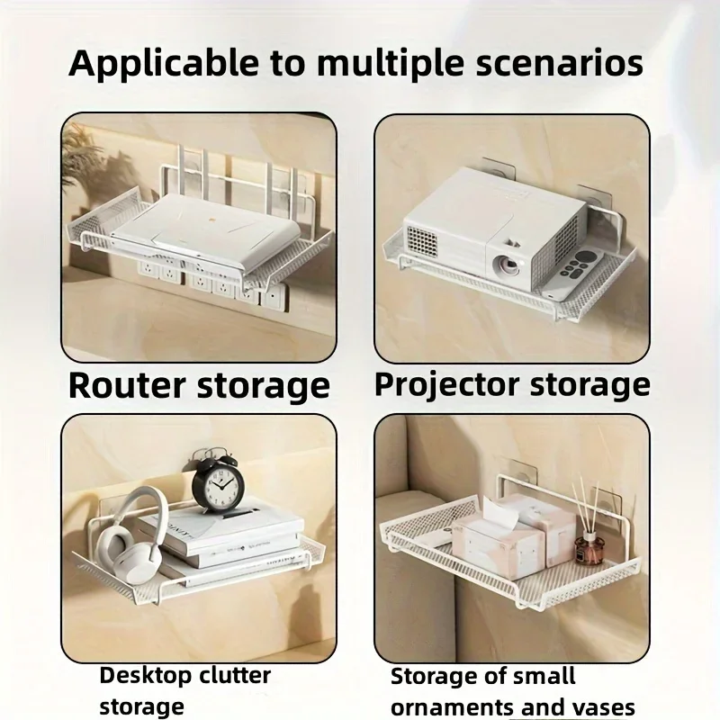 Estante de pared para router,  - Home Bathroom Organizer reseña y precio