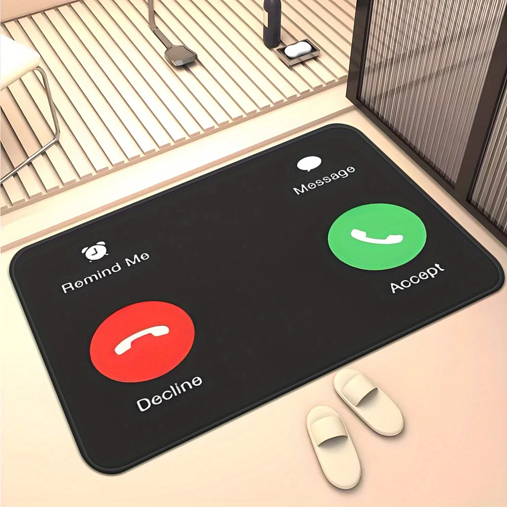 1 unidad de felpudo con diseño - Home Bathroom Called reseña y precio