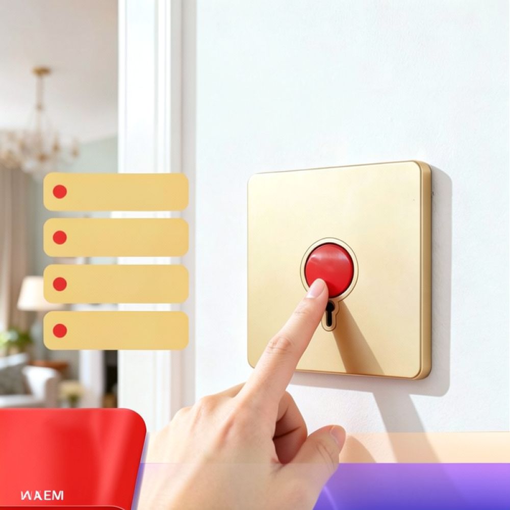 Botón de alarma de pánico para - Home Bathroom Called reseña y precio