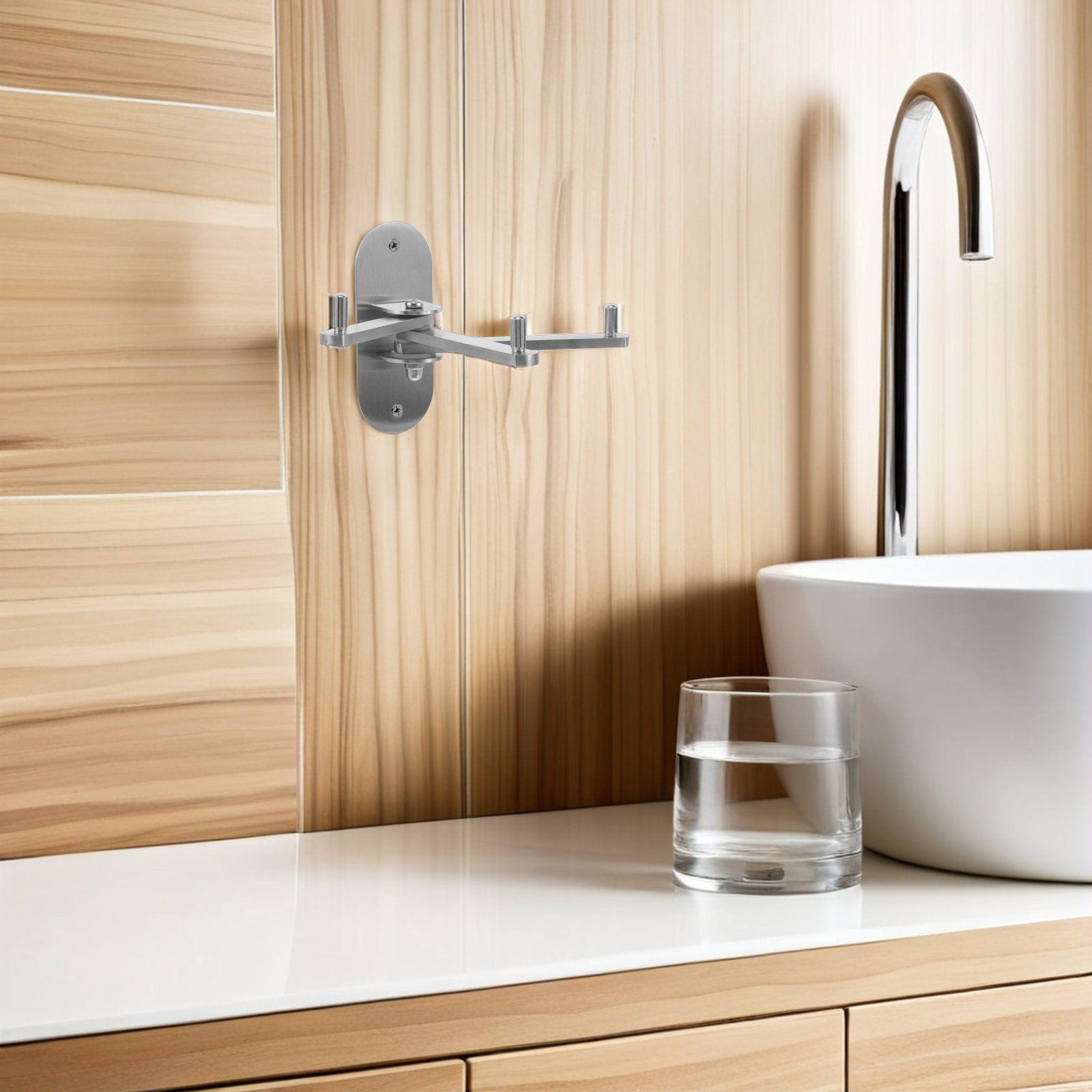 Gancho giratorio de acero inox - Robe Hook Adhesive reseña y precio