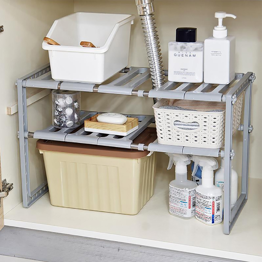 Organizador Bajo Fregadero de  - Home Goods Bathroom Cabinets reseña y precio