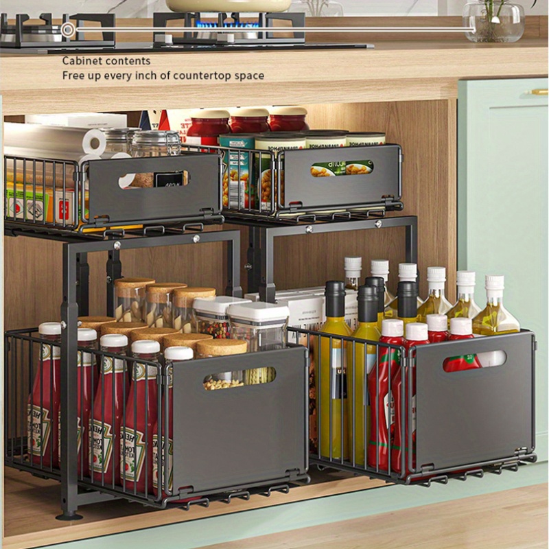 Organizador de Gabinete Desliz - Home Goods Bathroom Cabinets reseña y precio