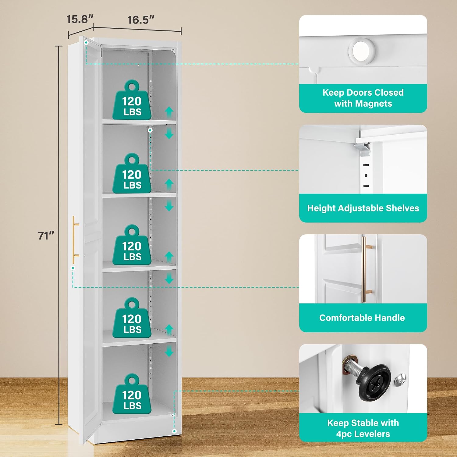 Armario de Almacenamiento Estr - Home Goods Bathroom Cabinets reseña y precio