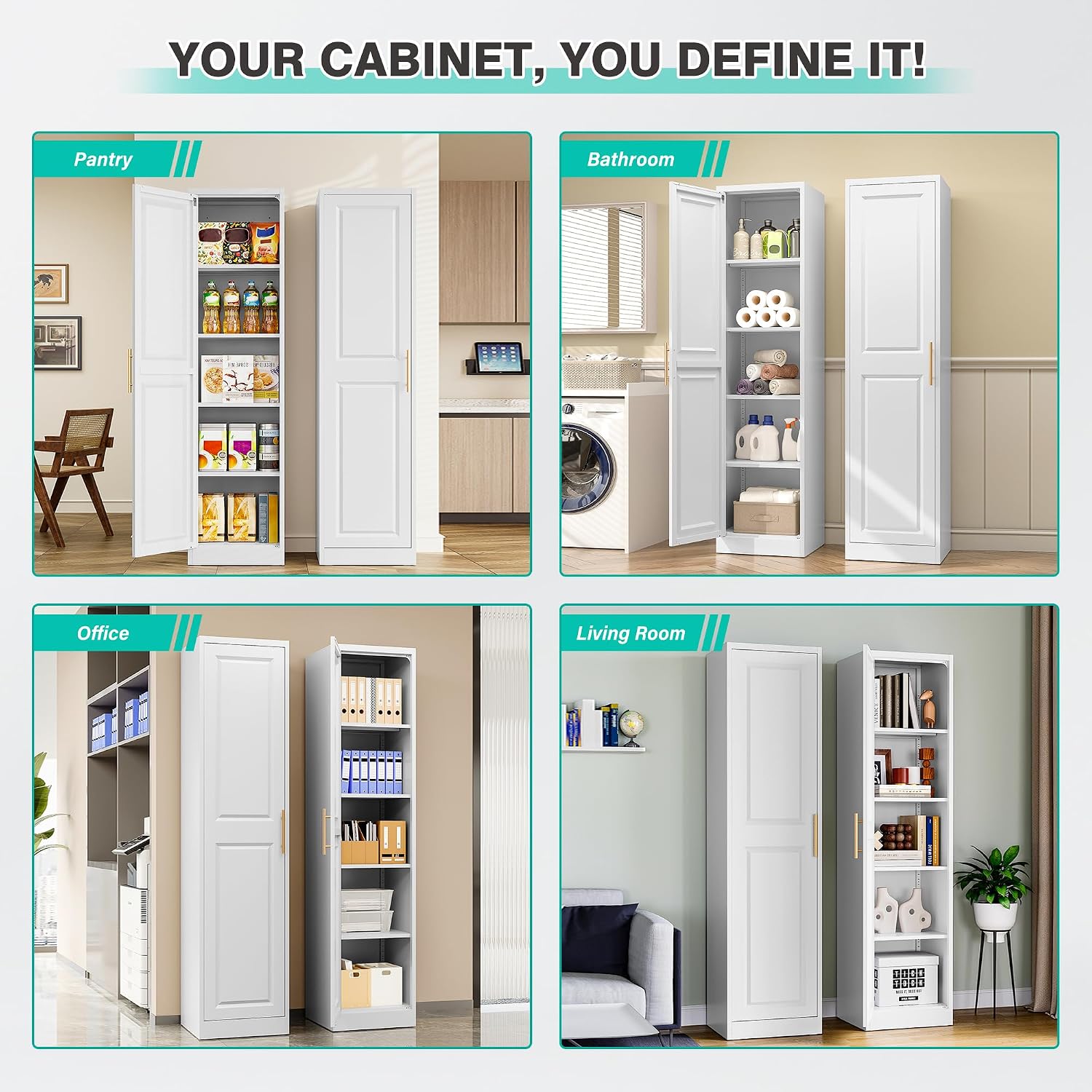 Armario de Almacenamiento Estr - Home Goods Bathroom Cabinets reseña y precio