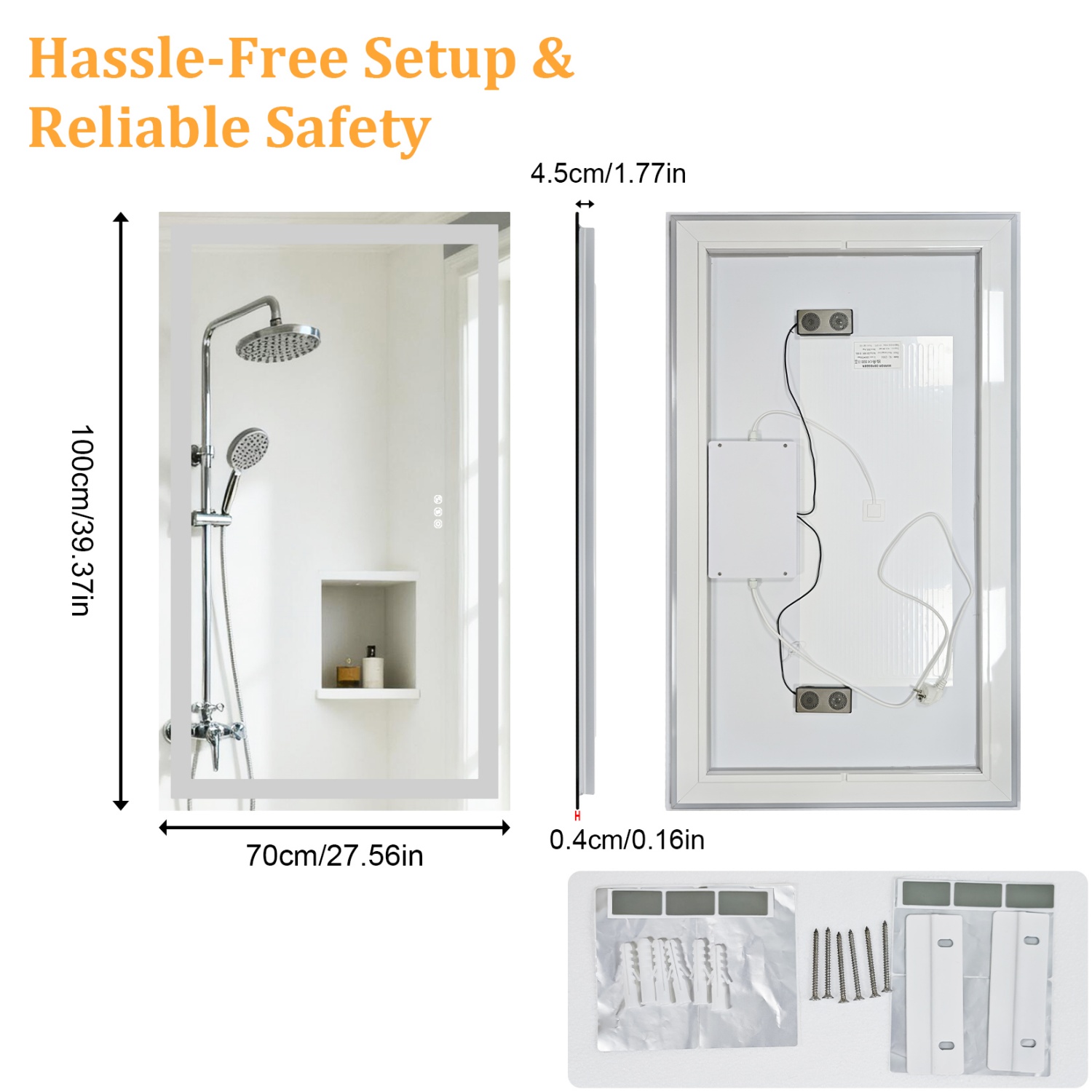 Espejo LED para baño de 50/60/ - Zara Home Bathroom reseña y precio
