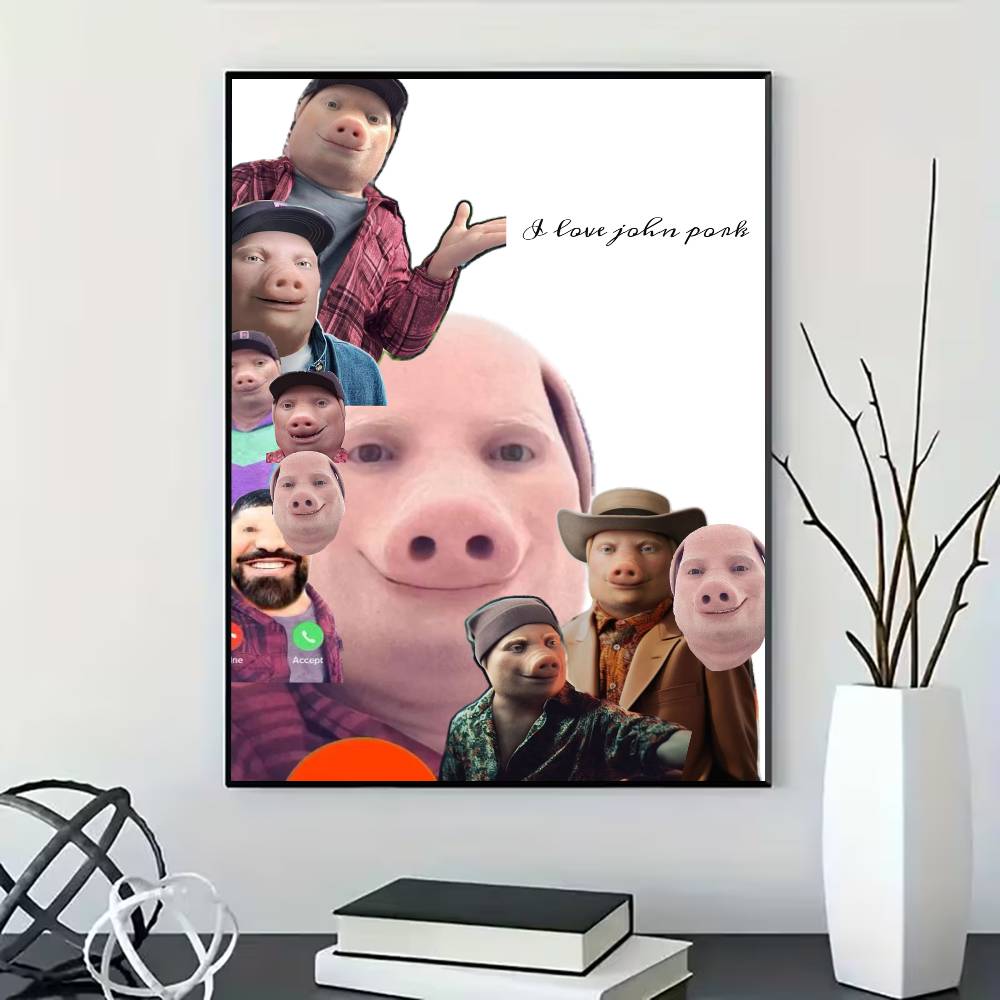 Póster de John Pork para decor - Home Bathroom Called reseña y precio